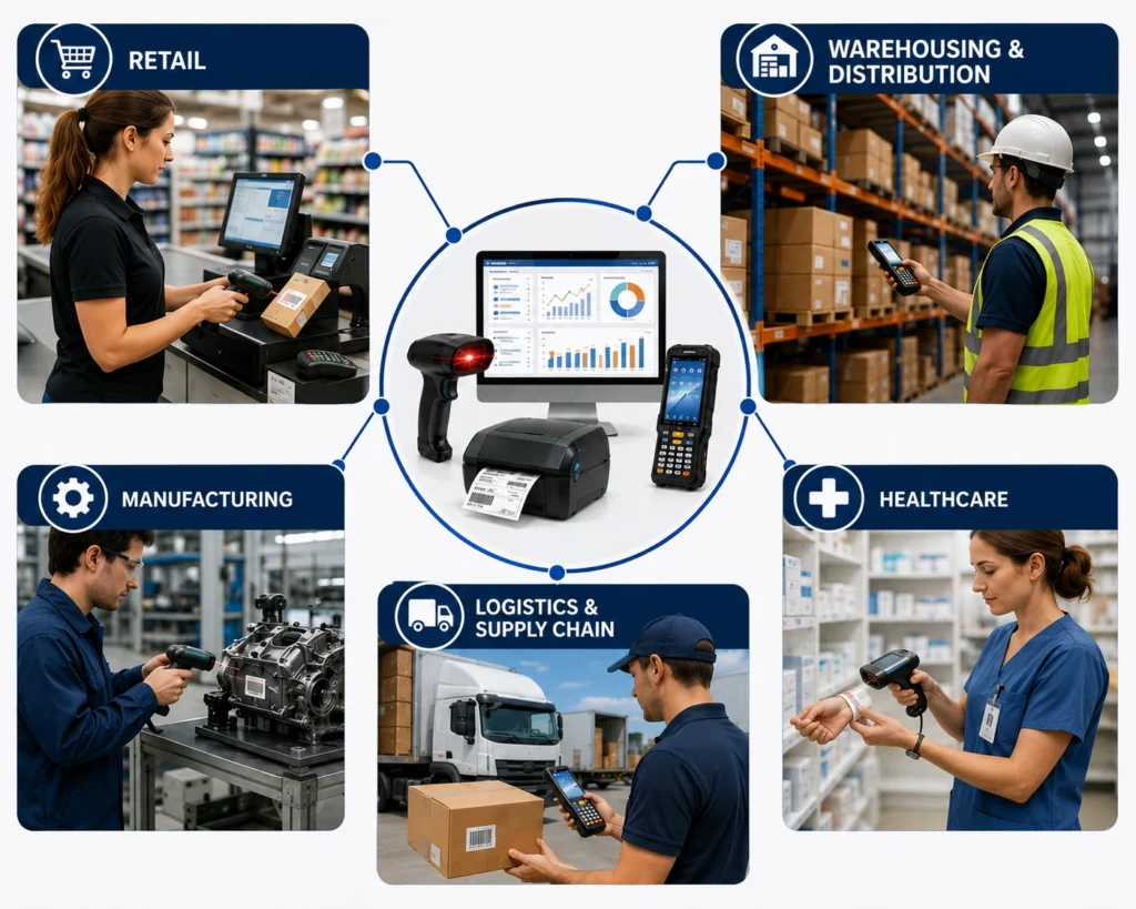 Industry Applications of Barcode Inventory Management Systems