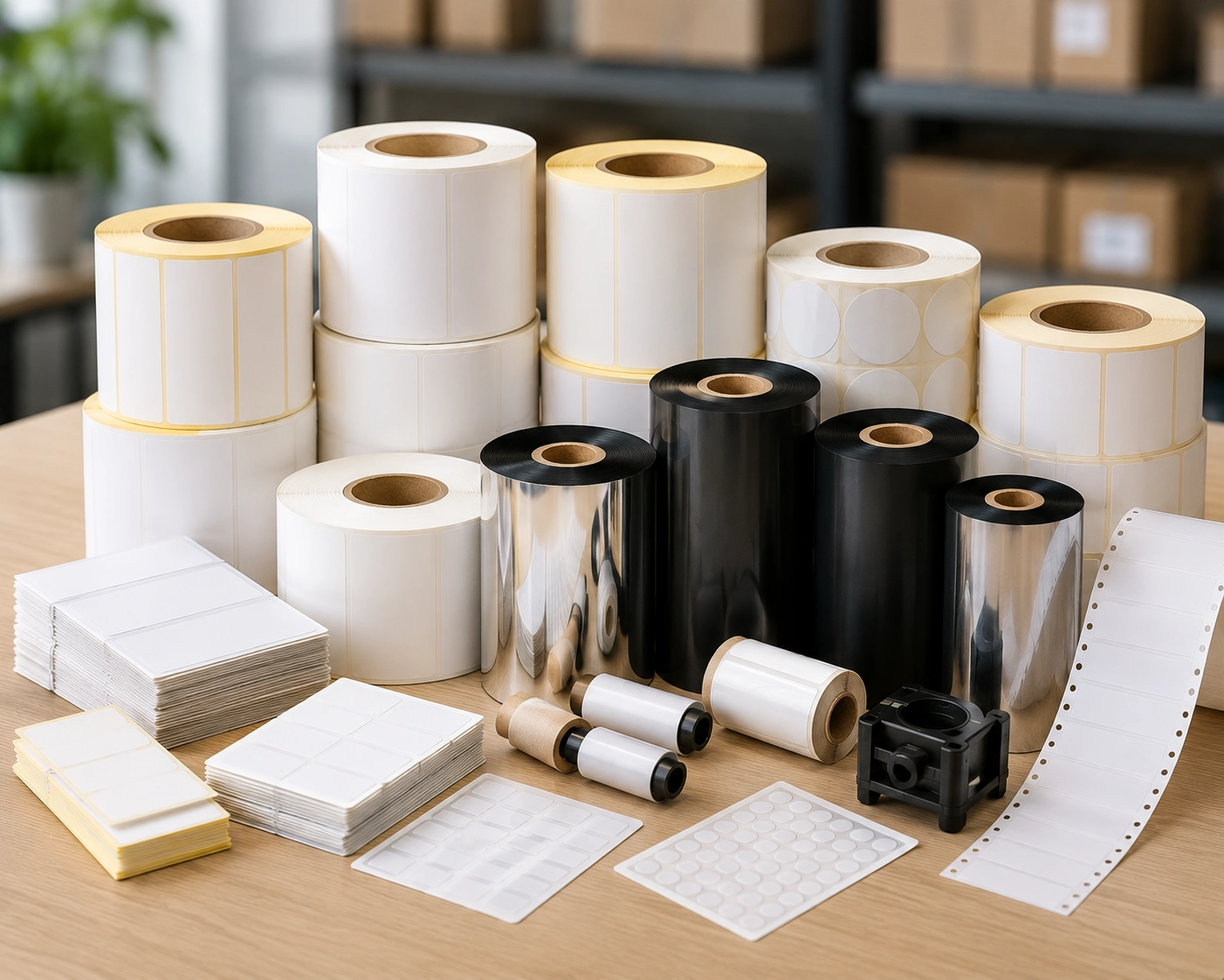 barcode labels and consumable