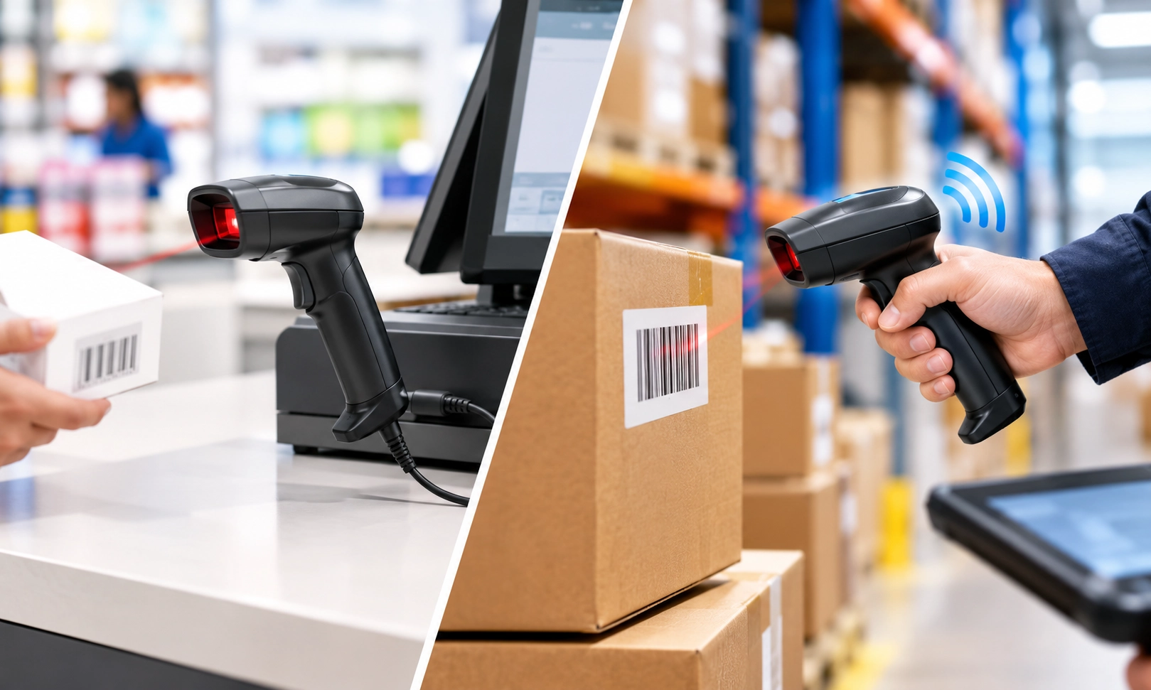 Wired vs Wireless Barcode Scanners